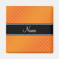Nom personnalisé pois orange
