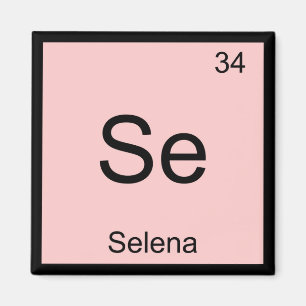 Aimant Nom Selena Chimie Élément Tableau périodique