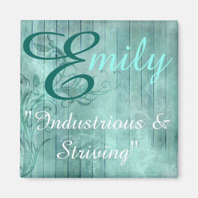 Aimant Nom Signification de l'aimant, Emily (Devant)
