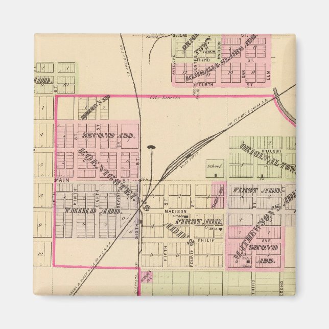 Aimant Norfolk (Nebraska) (Devant)