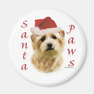 Aimant Norfolk Terrier Père Noël Paws