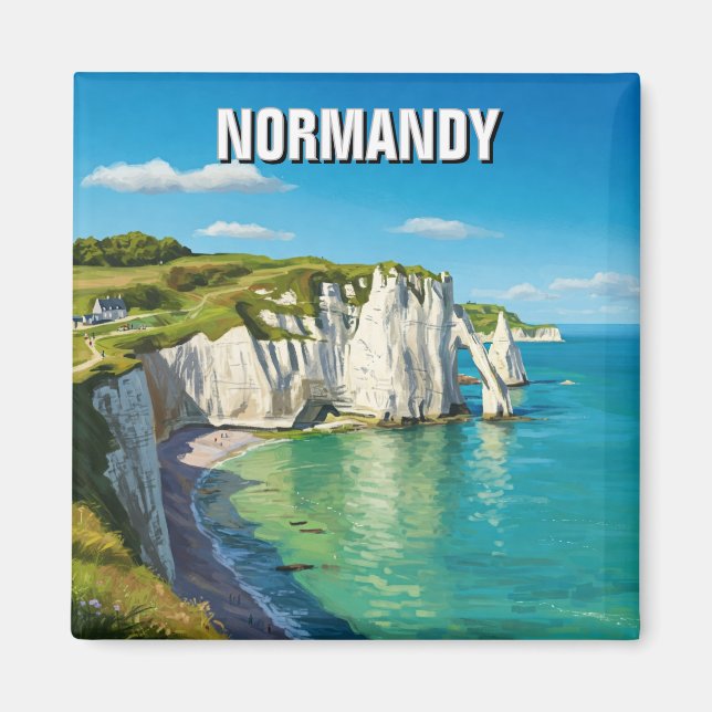 Aimant Normandie France Étretat Cliffs (Devant)