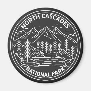 Aimant North Cascades National Park Washington Monoline