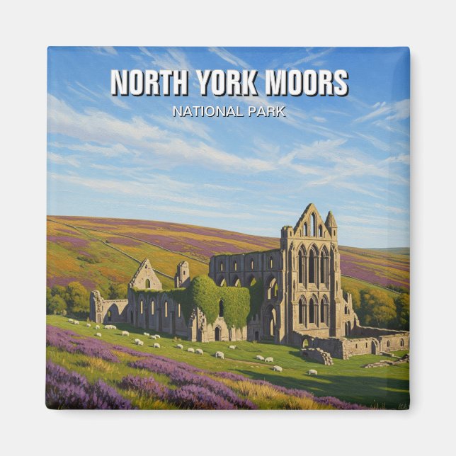 Aimant North York Moors National Park England (Devant)