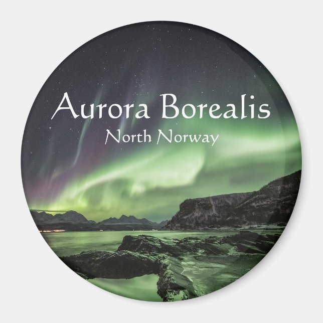 Aimant Northern Lights Norvège (Devant)