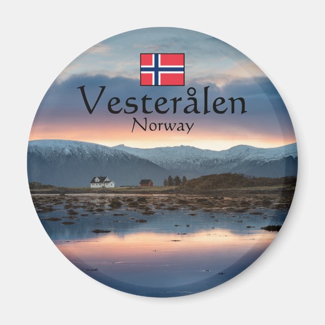Aimant Norvège Vesteralen Souvenir (Devant)