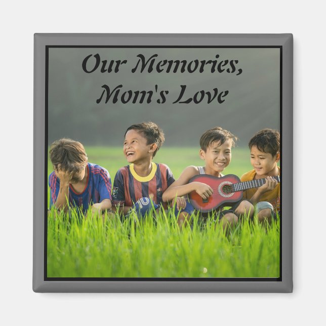 Aimant Nos souvenirs, l'amour de maman (Devant)