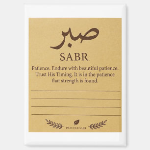 Aimant Note adhésive Sabr