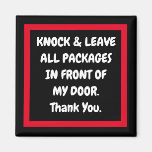 AIMANT NOTES MÉTALLIQUES AMAZON, FEDEX, USPS, QUITTER PKG