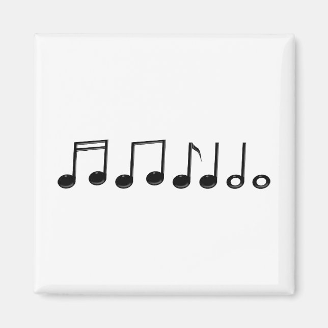 Aimant Notes musicales (Devant)