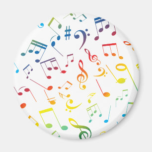 Aimant Notes musicales 4