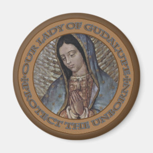 AIMANT NOTRE DAME DE GUADALUPE PROTÈGE LE DÉNONCÉ