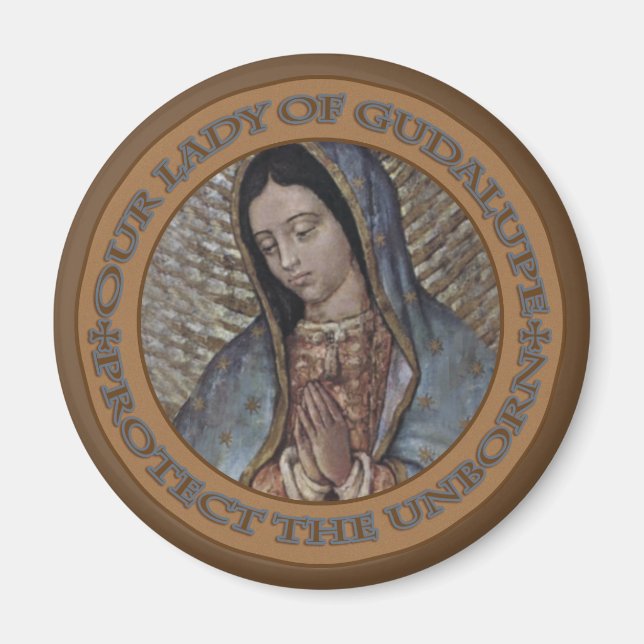AIMANT NOTRE DAME DE GUADALUPE PROTÈGE LE DÉNONCÉ (Devant)