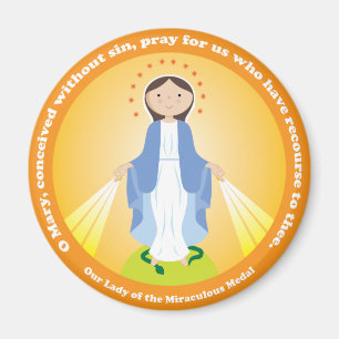 Aimant Notre-Dame de la Médaille Miraculeuse
