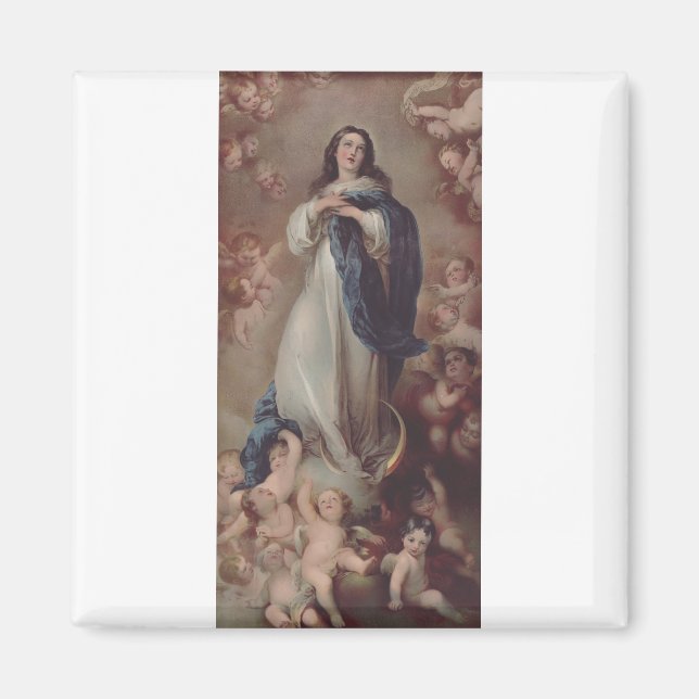 Aimant Notre-Dame de l'Immaculée Conception Art (Devant)