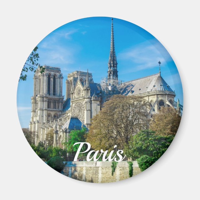 Aimant Notre Dame de Paris en France (Devant)