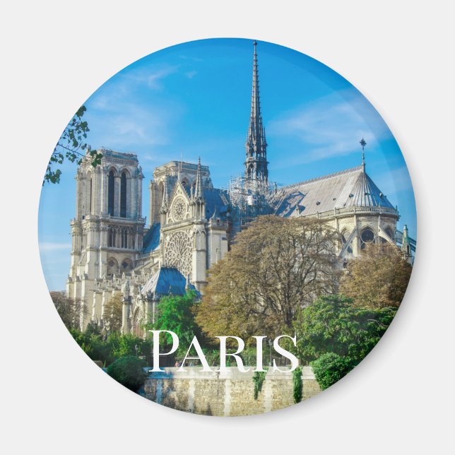 Aimant Notre Dame de Paris en France (Devant)