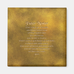 Aimant Notre père dans l'aimant latin