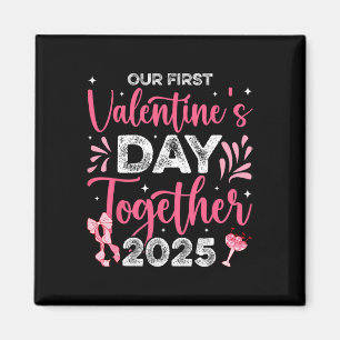 Aimant Notre premier jour de la Saint-Valentin ensemble 2