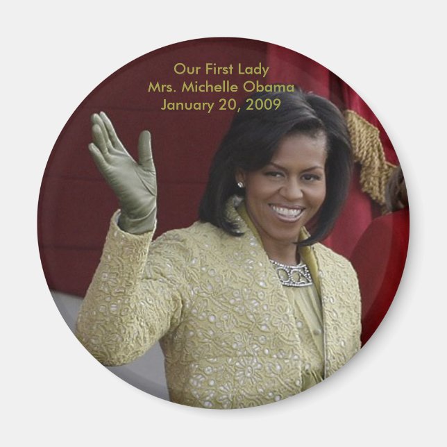 Aimant Notre Première Dame, Michelle Obama (Devant)