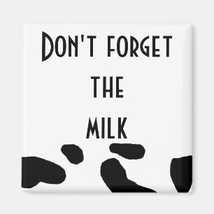 Aimant "N'oublie pas le lait."