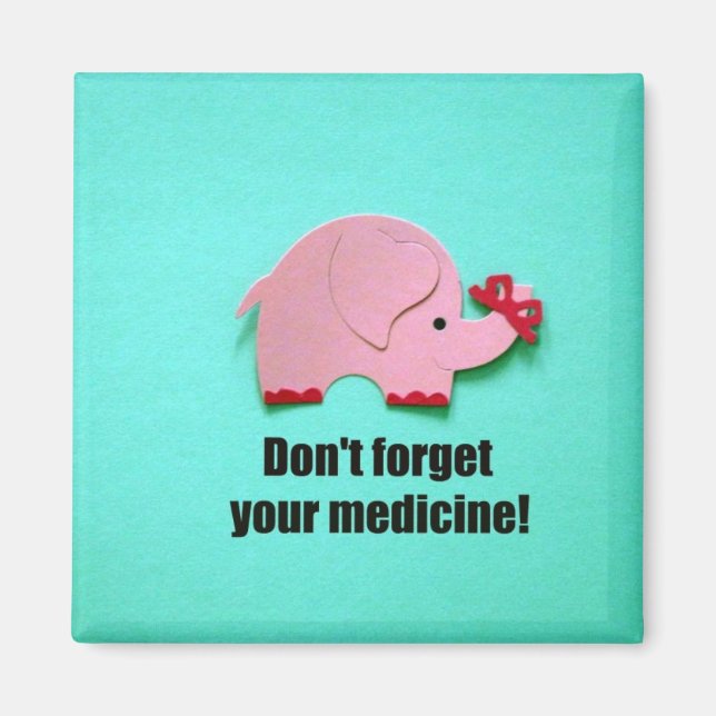 Aimant N'oublie pas ton médicament ! (Devant)