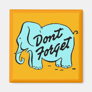 Aimant N'oubliez pas l'aimant