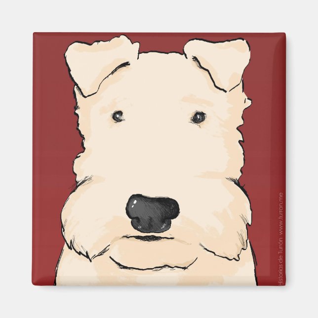 Aimant Nougat grenat (Devant)