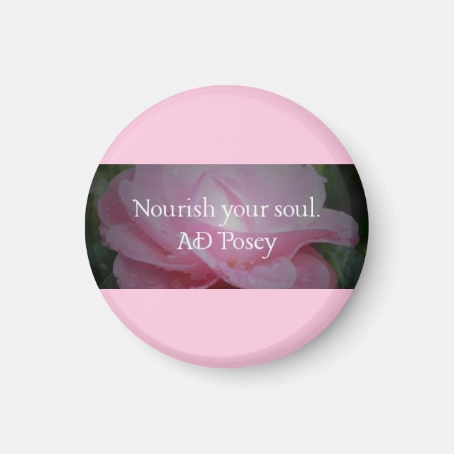 Aimant Nourrir votre logo Soul Office (Devant)