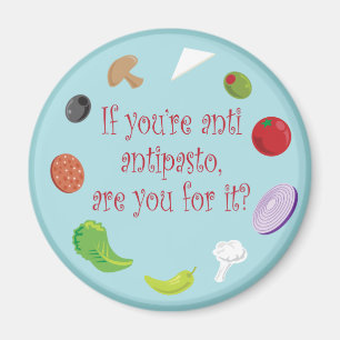 Aimant Nourriture pour l'Antipasto de Thought_Anti