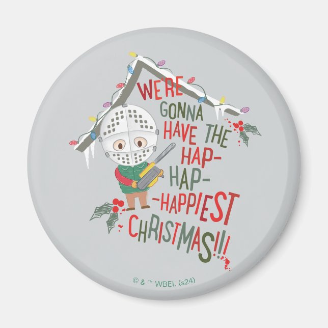 Aimant Nous allons avoir le Noël le plus heureux (Devant)