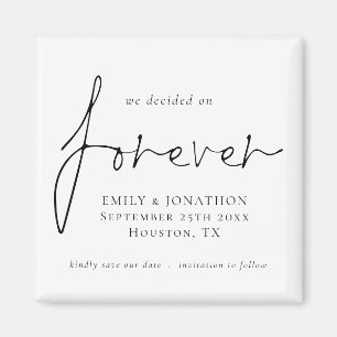 Aimant Nous avons décidé sur Forever White Enregistrer la