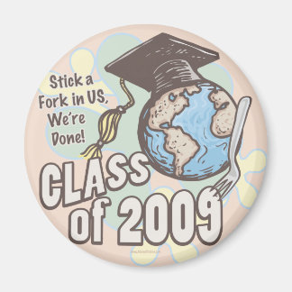 Aimant Nous avons terminé 2009 Graduation Shirt Dons