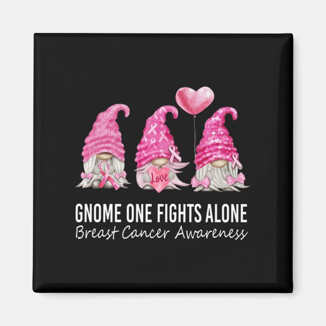 Aimant Nous Portons Des Gnomes Roses Gnomes Sensibilisati (Devant)