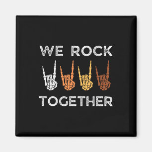 Aimant Nous Rock Ensemble Mains de Squelette Rock Drôle d