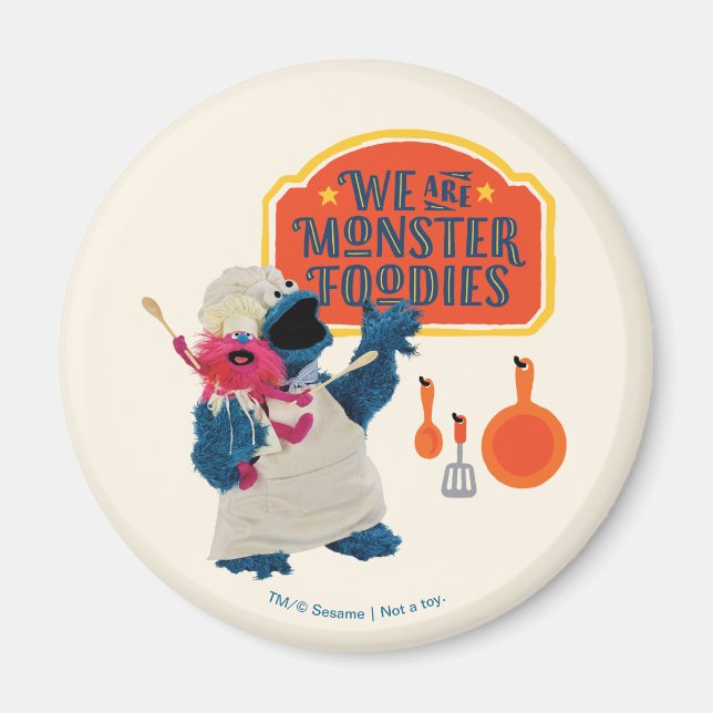 Aimant Nous sommes les gourmands du monstre (Devant)