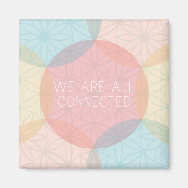 Aimant Nous sommes tous connectés (Devant)