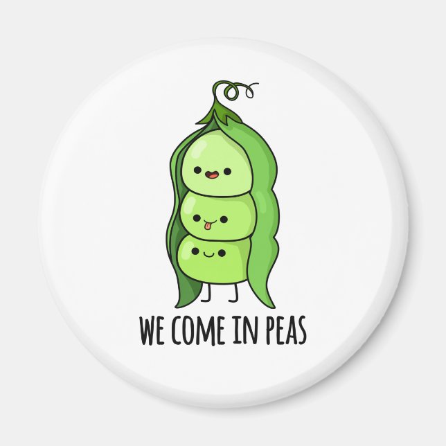 Aimant Nous Venons En Pois Drôle Pun De Pois (Devant)