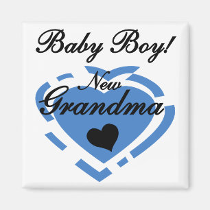 Aimant Nouveau Grand-mère Baby Boy Tshirts et cadeaux