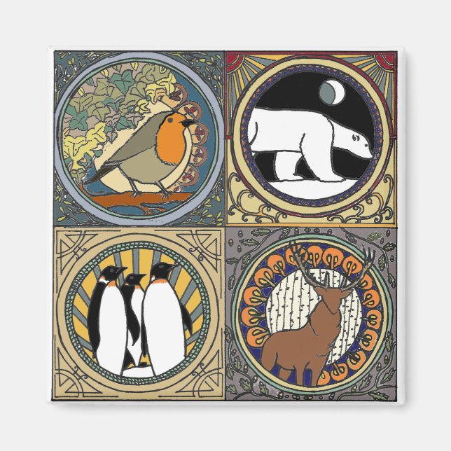 Aimant Nouveau hiver (Devant)