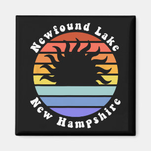 Aimant Nouveau lac New Hampshire Lever de soleil Vacances