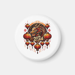 Aimant nouvel an chinois 2024