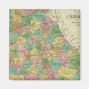 Aimant Nouvelle Carte De Géorgie 2