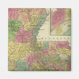 Aimant Nouvelle Carte De La Louisiane 2