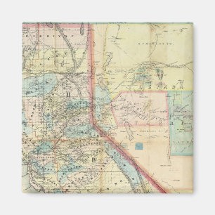 Aimant Nouvelle carte de l'état de Californie