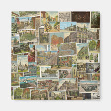 Nouvelle-Orléans vintage carte postale collage aim