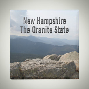 Aimant Nouvelle photo de l'État du Granite du New Hampshi