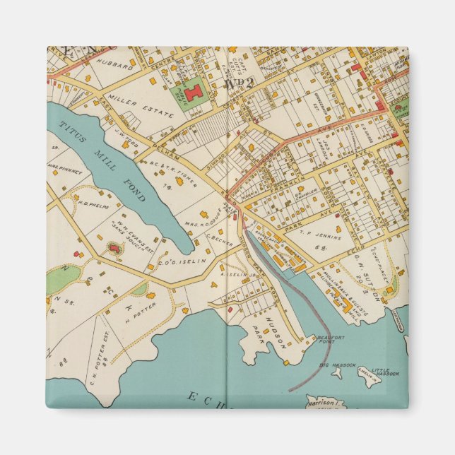 Aimant Nouvelle Rochelle, NY (Devant)