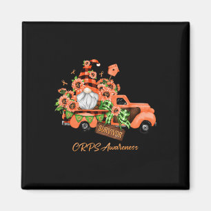 Aimant Novembre Orange Gnome Vintage Truck RCPS Sensibili
