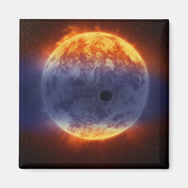 Aimant Nuage De Gaz Hydrogène Au Large De L'Exoplanète Gj (Devant)